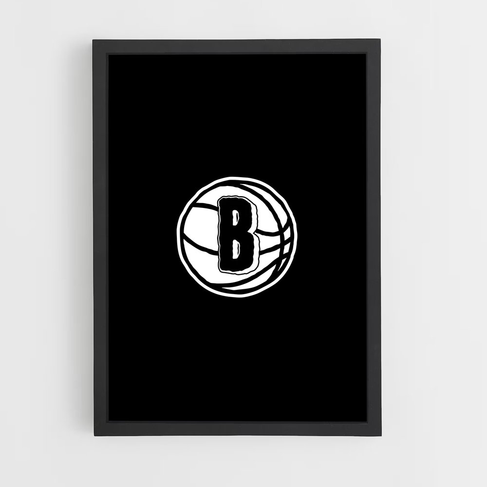 Poster Brooklyn Spirit – affiche Basketball (vue 2)